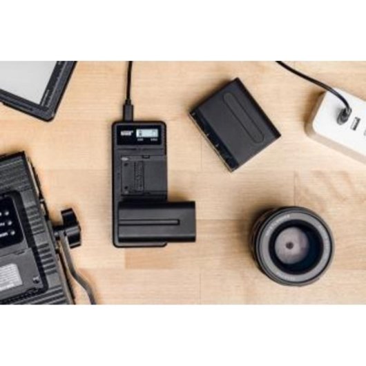 Newell Ultra Fast Type-C Ladegerät NP-F und NP-FM Batterien