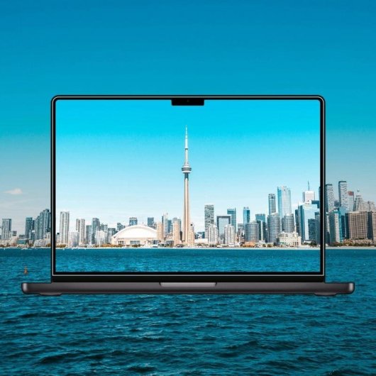 Bildschirmschutz GrizzGlass HybridGlass Easy für MacBook Pro 16