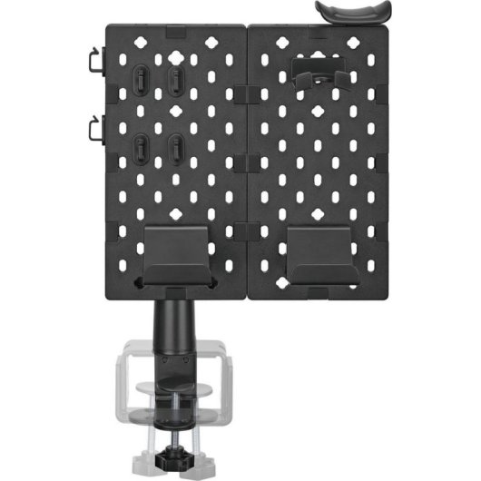 Organizador de escritorio Mozos OA1 negro con fijación ajustable