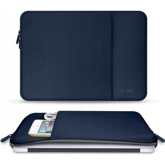 Funda per portatile Tech-Protect Neopren Navy Blue 15-16" neoprene leggera
