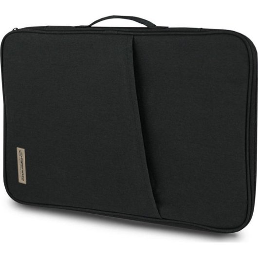 Capa para portátil Esperanza ET194 Prato 15,6" com bolso e fecho seguro