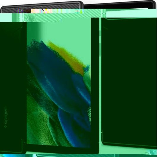 Funda Spigen Rugged Armor Samsung Galaxy Tab A8 10.5" Negro MIL-STD-810G