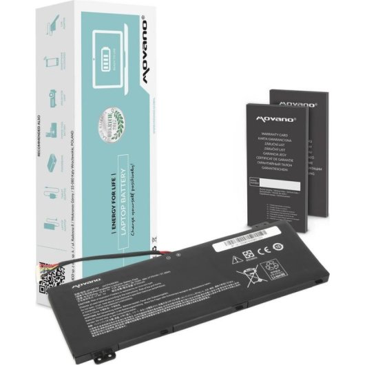 Bateria de Substituição Movano AP18E7M Li-Poly 15,4 V 3820 mAh para Acer