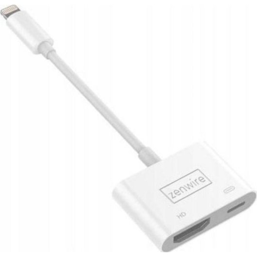 Zenwire Lightning zu HDMI Docking Station Weiß