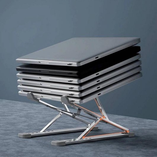 Soporte para portátil Strado N8 Aluminio Ajustable Gris
