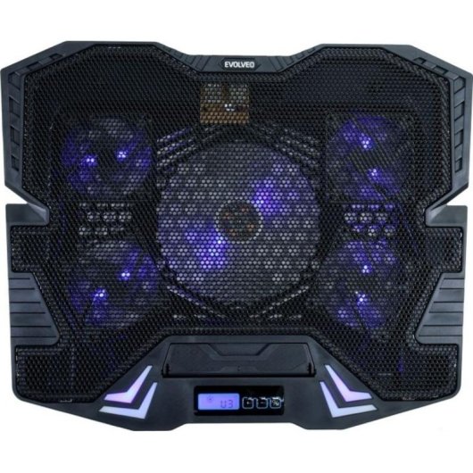 Base de refrigeração Evolveo Ania 5 com 5 ventiladores para portáteis 15,6"