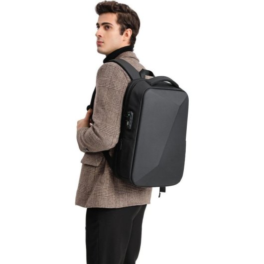 Mochila Mozos PM37 antirrobo USB 32L para portátil 15,6" TSA
