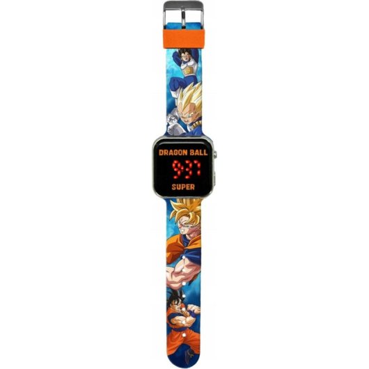 Relógio LED Dragon Ball Z Kids Euroswan DB00003 com calendário