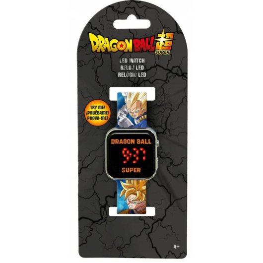 Relógio LED Dragon Ball Z Kids Euroswan DB00003 com calendário