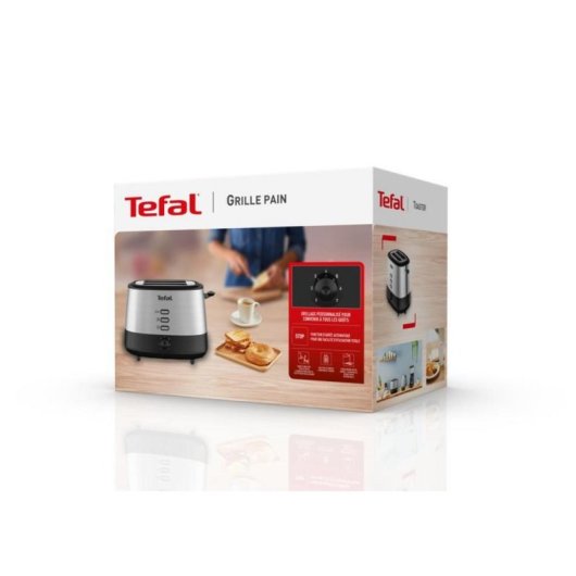 Grille-pain Tefal New Equinox TT520D 2 tranches Acier inoxydable