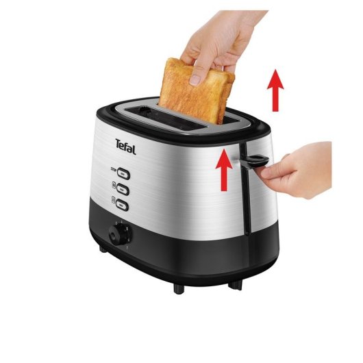 Grille-pain Tefal New Equinox TT520D 2 tranches Acier inoxydable