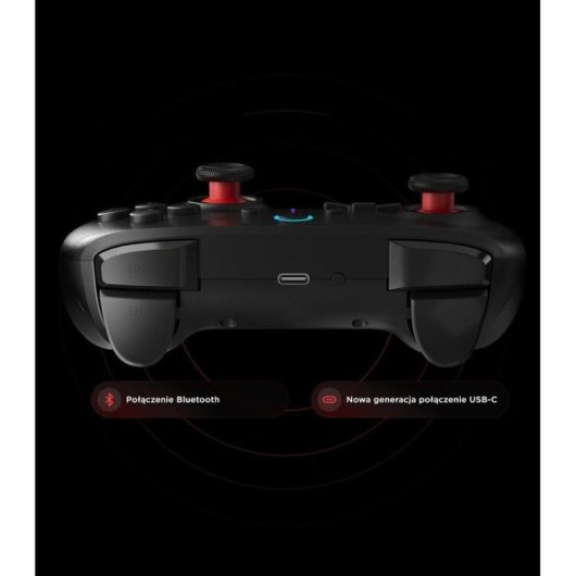 Gamepad inalámbrico Rampage Hydra RGB Negro