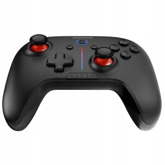 Gamepad inalámbrico Rampage Hydra RGB Negro