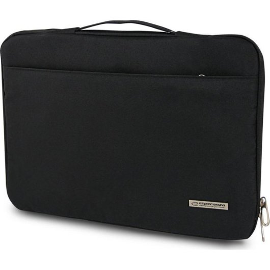 Capa Esperanza ET195 para Portátil 15.6" poliéster preto com alça e bolsos