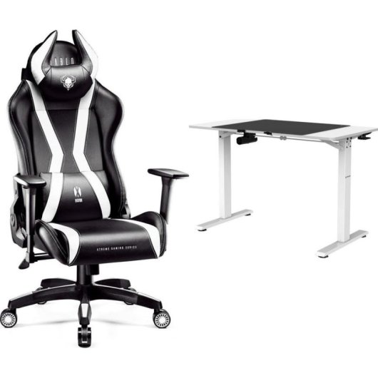 Silla Gaming Diablo Chairs X-Horn 2.0 Negro y blanco