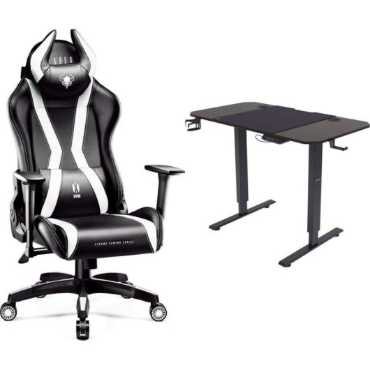 Silla Gaming Diablo Chairs X-Horn 2.0 Negro y blanco