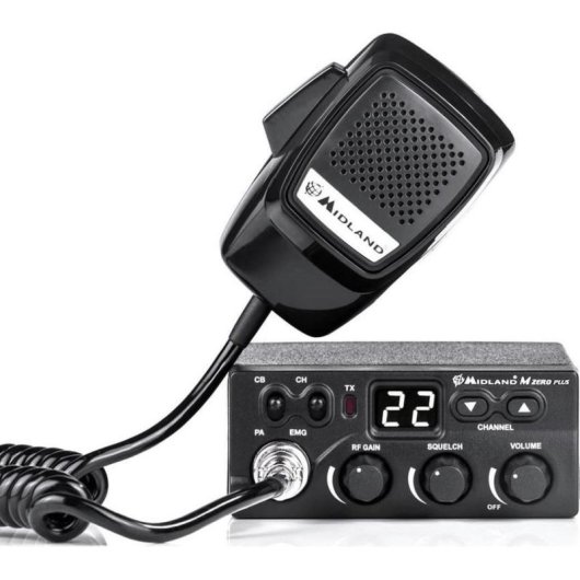 CB-Funkgerät Midland M-ZERO PLUS AM/FM 40 Kanäle
