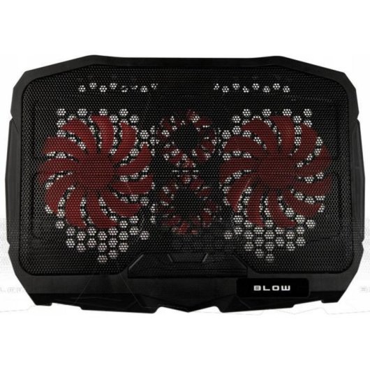 Soporte refrigerante Blow Hurricane 4 ventiladores 17" RGB USB