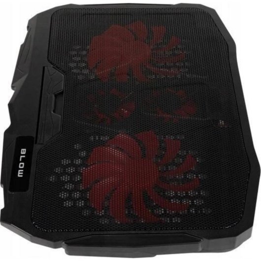 Soporte refrigerante Blow Hurricane 4 ventiladores 17" RGB USB