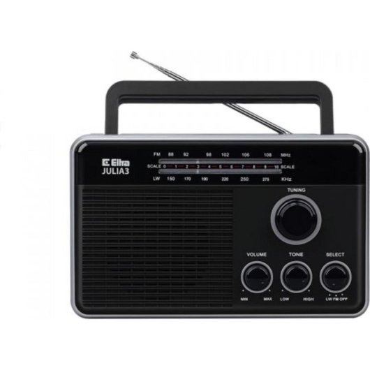Radio Eltra Julia 3 portatile e da tavolo FM/LW con doppia alimentazione