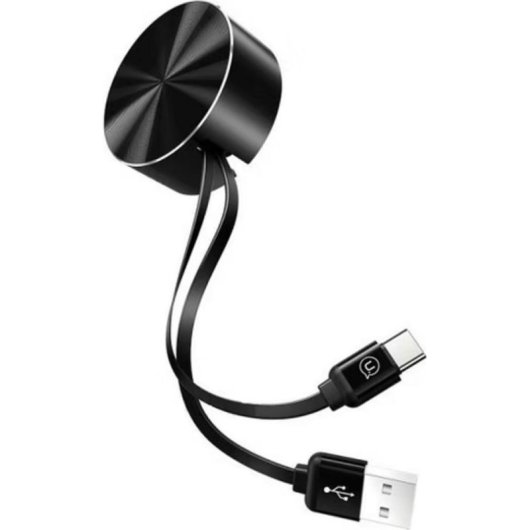 Câble USB Usams U-Bin USB-A vers USB-C 1 m Rétractable Noir