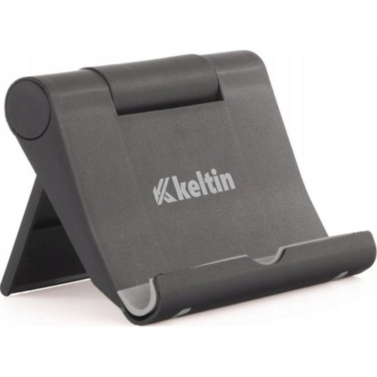 Support Universel KELTIN pour Téléphone ou Tablette Noir ABS