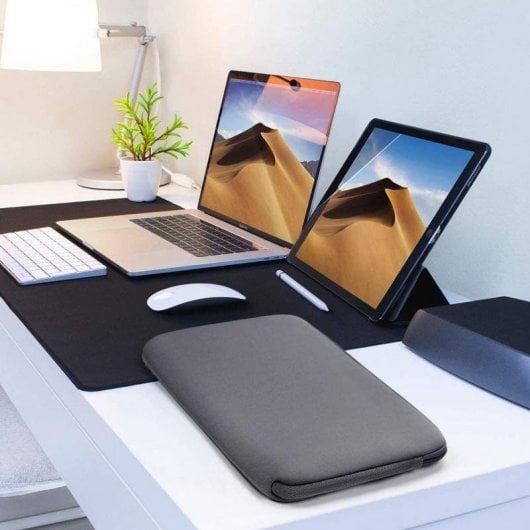 Tech-Protect Neopren Hülle 14 Zoll Schwarz Doppelter Reißverschluss Tasche