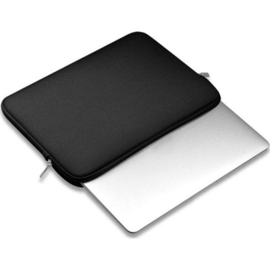 Tech-Protect Neopren Hülle 14 Zoll Schwarz Doppelter Reißverschluss Tasche