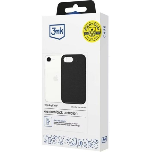 Funda para móvil 3MK Fortis MagCase Backcover PC TPU Nero MagSafe iPhone 16e 17e