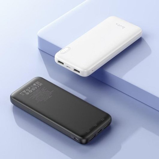 Powerbank Hoco J128 10.000 mAh LED Bianco USB-A