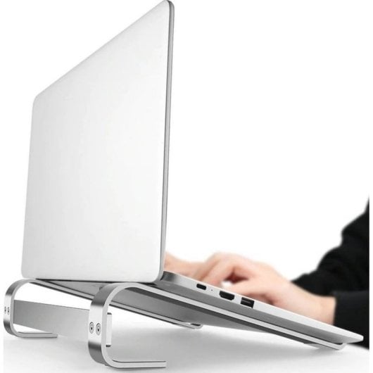 Laptop-Ständer Strado Simple S1 18" Aluminium Schwarz