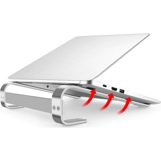 Laptop-Ständer Strado Simple S1 18" Aluminium Schwarz