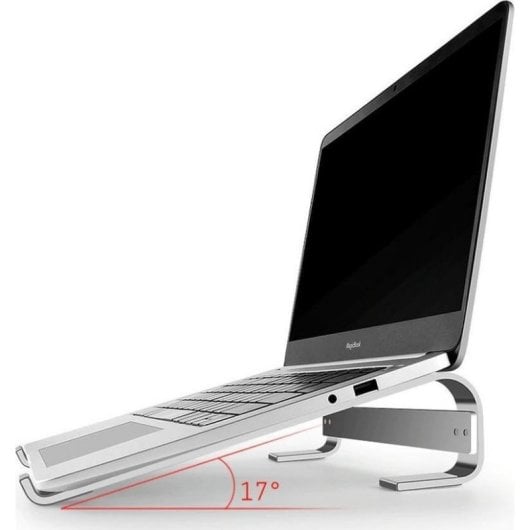 Laptop-Ständer Strado Simple S1 18" Aluminium Schwarz