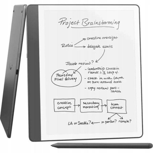 Livro Eletrónico Amazon Kindle Scribe WiFi 10,2" 32GB Grafite con Publicidad con Stylus Pen