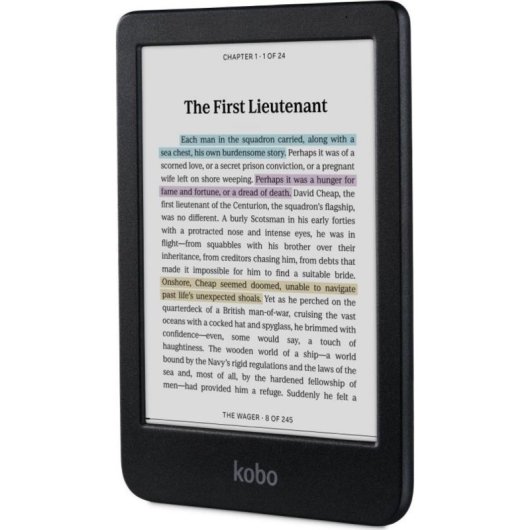 Libro Electrónico Kobo Clara Colour WiFi 6" 16 GB Negro