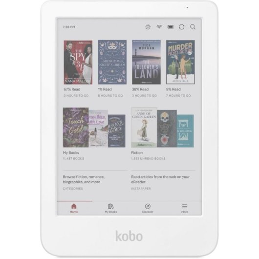 Libro Electrónico Kobo Clara Colour WiFi 6" 16 GB Negro