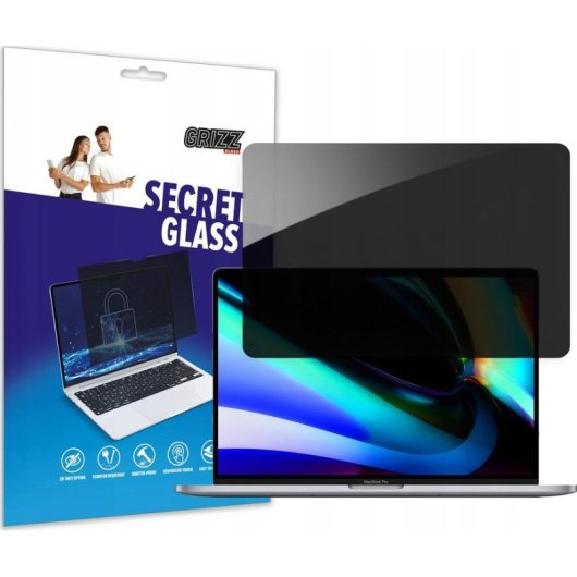 Datenschutz-Schutz GrizzGlass SecretGlass 13 Zoll für MacBook Pro