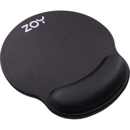 Ergonomische Mausmatte ZOY ZMP25 mit Handgelenkstütze schwarz
