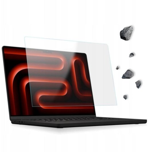 Bildschirmschutz GrizzGlass HybridGlass Easy MacBook Air 13" M4 Präzise Installation