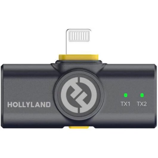 Microphone Hollyland LARK M2 sans fil duo avec connecteur Lightning