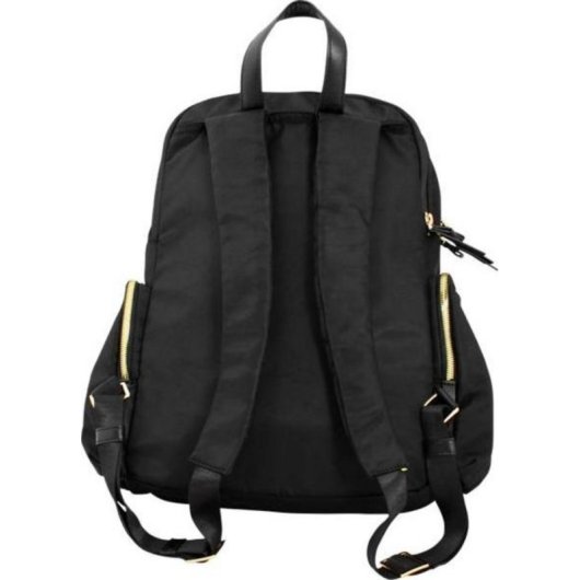 Mochila Svensson Resa 14,1" negra nylon con múltiples compartimentos