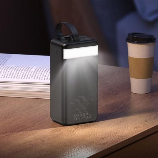 Powerbank Hoco J123C 60000 mAh USB-C Power Delivery Quick Charge Schwarz