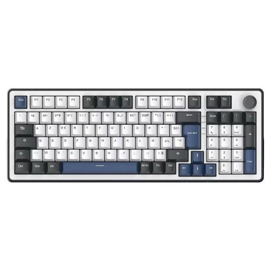 Teclado The G-Lab Keyz Elite 400 HE magnético compacto con RGB y switches Hall Effect
