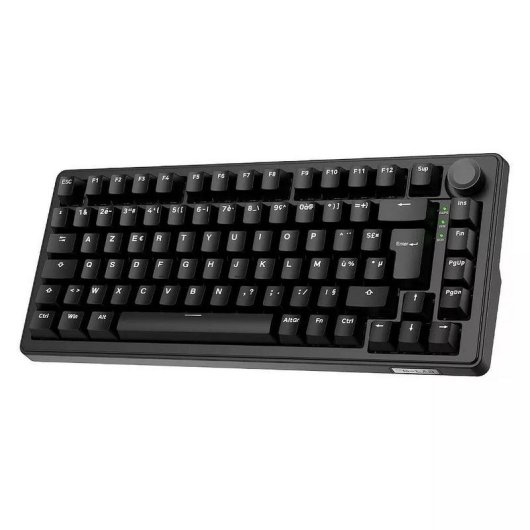Teclado The G-Lab Keyz Elite 300 HE Magnético compacto com switches Hall Effect e RGB AZERTY