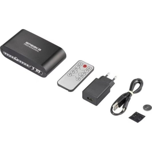 Toslink-Switch SpeaKa Professional 4 Eingänge 2 Ausgänge
