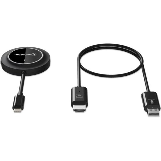 Conmutador HDMI inalámbrico Manhattan 1080p con 4 transmisores USB-C