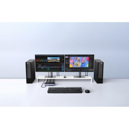 Comutador KVM Ugreen HDMI 2.1 2x2 USB 3.0 e USB-C