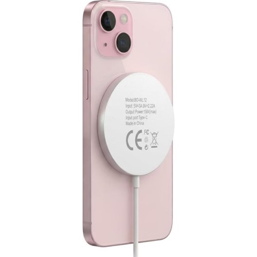 Cargador Inalámbrico MagSafe Mayaxess 15W Blanco