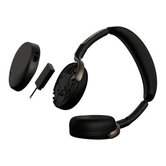 Kabellose Jabra Evolve3 65 Flex Bluetooth Kopfhörer mit adaptiver Geräuschunterdrückung, schwarz