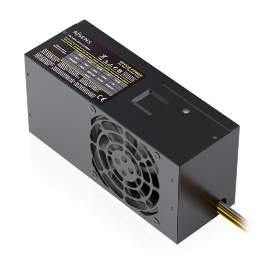 Fuente de Alimentación AISENS ASPC-500TFX-PSEBK 500W CE RoHS ventilador silencioso
